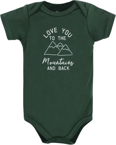 Vista 8 de Hudson Baby Body unisex de algodón para bebé, Animal Adventure, 9-12 meses, Animal Adventure