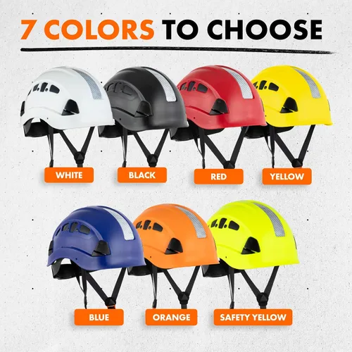 Vista 11 de Casco Protector Defender Safety H1 con Visera ANSI Z89.1