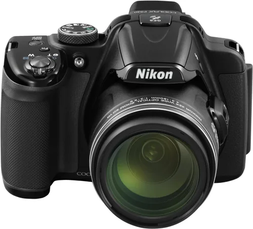 Vista 5 de Nikon COOLPIX P520 cámara digital de 18.1 megapixeles con aumento x42 Rojo