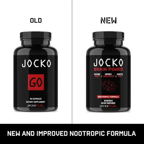Vista 2 de Jocko Fuel Brain Power - Suplementos dietéticos nootrópicos para la memoria y la concentración con L teanina, L carnitina, energía y suplemento