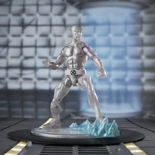 Vista 2 de Marvel Figura de acción retro de la colección Iceman (X-Men) de 6 pulgadas - Serie coleccionable de superhéroes