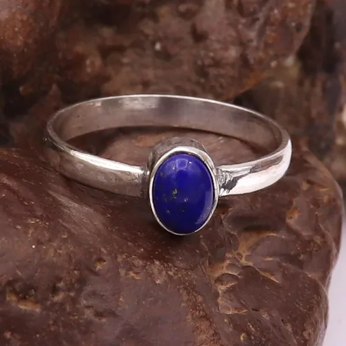 Vista 3 de Goyal Exports SRG331H - Anillo de plata de ley 925 con piedras preciosas hechas a mano para mujeres