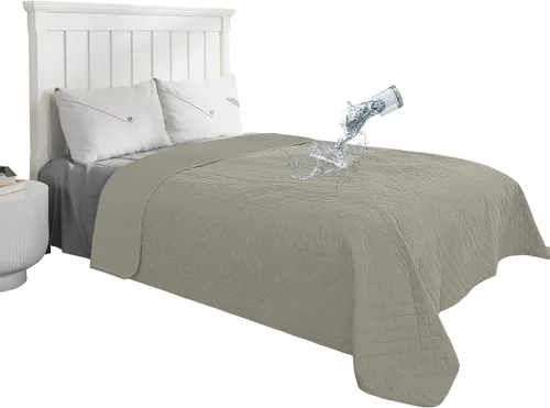 Vista 10 de Easy-Going - Funda reversible para cama de perro 100% impermeable, protector de sofá a prueba de fugas, funda lavable para sofá, protector