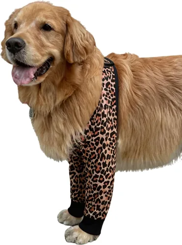 Vista 8 de HDKUW Protector de codo de perro para callos, funda de recuperación de articulaciones de perro para evitar lamer heridas, coderas con almohadilla