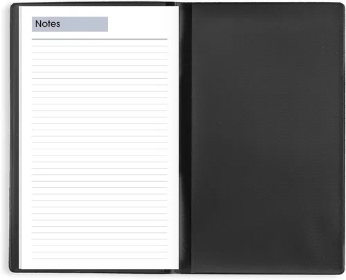 Vista 6 de AT-A-GLANCE 2026 Agenda, Semanal, 3-1/2" x 6", Tamaño de Bolsillo, Programación Abierta, DayMinder, Negro (SK480026)