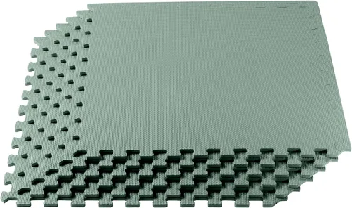 Vista 11 de We Sell Mats - Baldosas multiusos de espuma EVA con un grosor de 0.5 pulgadas, alfombrillas entrelazadas para gimnasios de interior y para el hogar