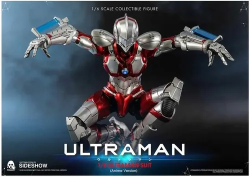 Vista 5 de threezero Ultraman (Anime Edition) Figura de acción a escala 1: 6, multicolor