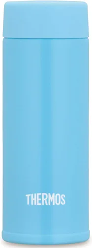 Vista 2 de Thermos Botella de agua, vaso de bolsillo aislado al vacío, 4.2 fl oz (4.1 fl oz), azul claro JOJ-120 LB (modelo de pequeña capacidad)