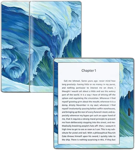 Vista 33 de MightySkins Skin compatible con Amazon Kindle Oasis 7" (9ª generación) – Naturaleza alterada Cubierta protectora de vinilo duradera y única