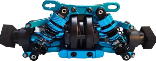 Vista 4 de 1/10 aleación actualización RC chasis TT02 marco kit eje impulsión coche turismo
