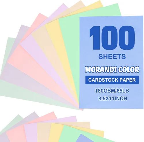 Vista 9 de Geyoga Kit de iniciación de 200 hojas de papel de cartulina de colores, 4 x 6 pulgadas, 190 GSM, papel de construcción grueso, colores surtidos