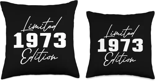 Vista 3 de 50th Birthday Gifts For Him & Her by Art Like Wow 1973 Edition, 50 años de edad para hombres y mujeres, 50 años, 16 x 16 pulgadas, multicolor