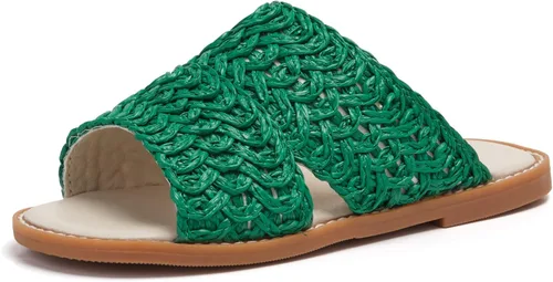 Vista 43 de THEE BRON Lindas pantuflas para niñas, sandalias elegantes para niños pequeños y niños