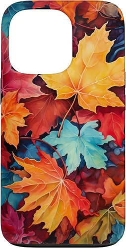Vista 10 de Autumn Foliage Fall Leaves Case for iPhone 17