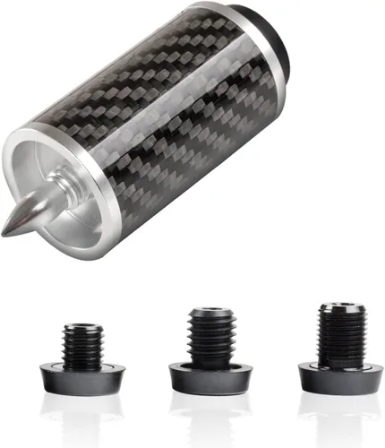 Vista 15 de KONLLEN Pool Cue Extension, Carbon Fiber Billiard Extension with 3 Rear-End Adapters, Bullet-Style Threaded Connection, Available in 2" 3" 4" 6" 8
