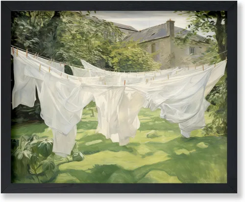 Vista 47 de Monem Art - Póster de pintura vintage para niños jugando en la orilla, impresión retro para niños, arte de playa, arte de velero, arte costero