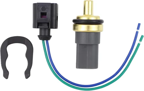 Vista 2 de Sensor de temperatura del refrigerante de agua con conector de arnés coleta Para Audi A3 A4 A5 A6 A7 A8, para VW Beetle CC Eos Touareg Tiguan