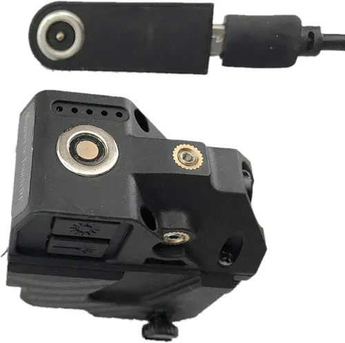 Vista 4 de ADE LS007G-1 Combo de linterna láser de pistola recargable para pistola Glock Series, Sig Sauer, Smith & Wesson, Springfield, Beretta, Ruger