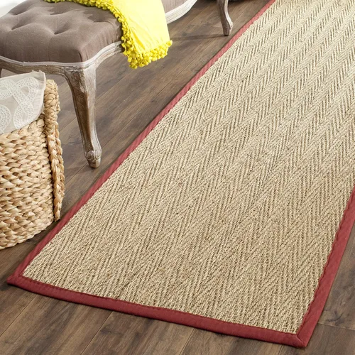 Vista 21 de Safavieh Colección de fibra natural NF115P - Alfombra (fibra natural), color gris, Fibras naturales