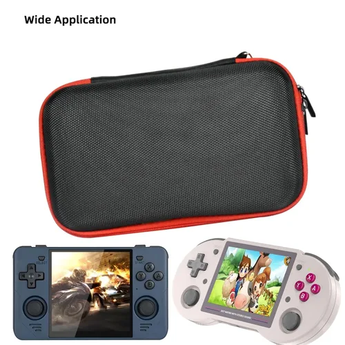 Vista 5 de JiangJiangBao EVA Hard Case for Powkiddys RGB30 Handheld Game Console, Hard Carrying Case Compatible with RGB30 Video Gaming Console, Drop-proof &