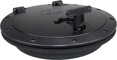 Vista 9 de Pactrade Marine Barco Kayak Canoa Pesca Aparejo Navegación Resistente Plástico Negro 8" Cubierta de escotilla de cubierta impermeable con bolsa