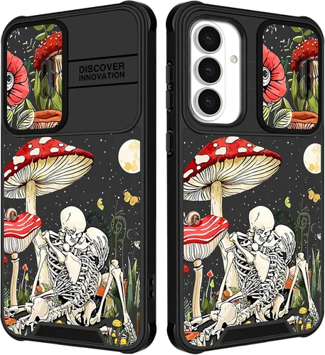 Vista 100 de Funermei para Samsung Galaxy Z Flip 4 Funda - Funda de Teléfono Bonita para Mujeres y Niñas con Mariposas Bonita Estética Femenina Diseño