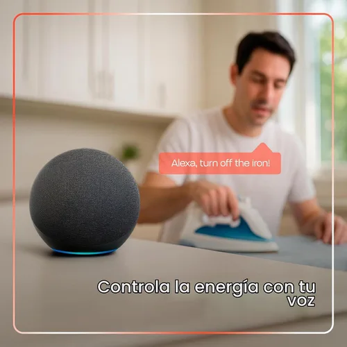 Vista 2 de Enchufe inteligente, compatible con Alexa y Google Home, habilitado para WiFi, no requiere concentrador, conexión de 2.4 GHz, blanco, paquete de 2
