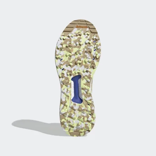 Vista 4 de adidas Terrex Free Hiker Gore-TEX 2.0 - Zapatos de senderismo para hombre Tono beige/amarillo pulso/amarillo ácido