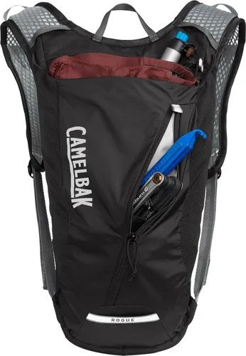 Vista 6 de CamelBak Rogue Light 7 Hydration Backpack with Crux Reservoir, Lightweight Ventilated Design for Biking and Hiking Negro