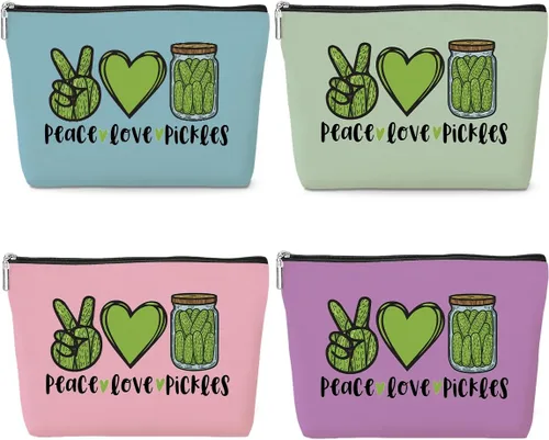 Vista 8 de jeilink Lindo bolso de maquillaje divertido erizo bolsas cosméticos regalos erizo suministros de erizo para animales, Chica ama a los búhos, Casual