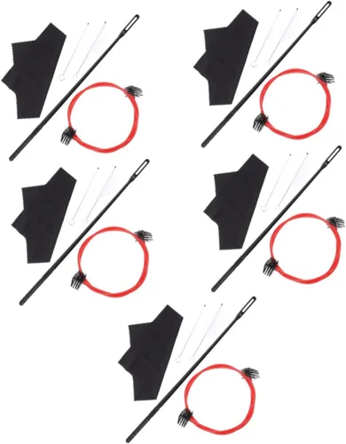Vista 10 de FAVOMOTO 3sets Trumpet Cleaning Brush Kit Flexible Design Trumpet Maintenance Tool for Wind Instruments Non-deforming and Tear-Resistant Cleaning