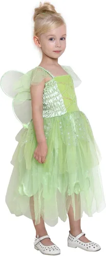 Vista 4 de Jason Party Tinkerbell - Disfraz de hada de dientes de hada para niñas, vestido de cosplay