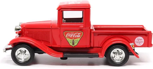 Vista 4 de Motor city classics Coca-Cola Diecast coleccionable 1934 Ford Pick-Up 'Refresh Your Guests' 1:43 Modelo a escala fundida a presión 443031