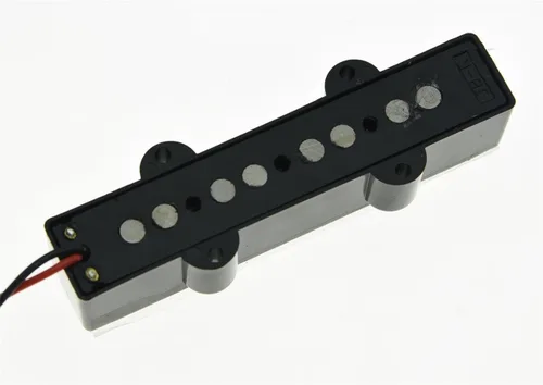 Vista 3 de KAISH Negro 4 cuerdas J Bass estilo Alnico V Pastillas de puente 60s Vintage Sound Pickup para Jazz J Bass