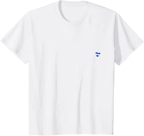 Vista 27 de Camiseta Simple Love El Salvadoreño con diseño de corazón en El Salvador