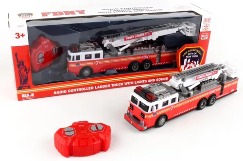 Vista 6 de Daron Juguete de ambulancia FDNY con luces y sonidos para mayores de 3 años