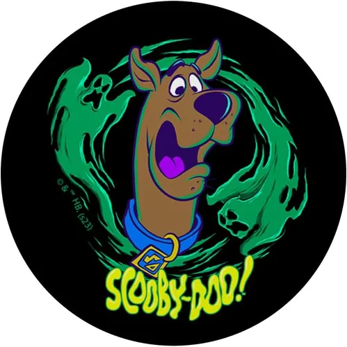 Vista 3 de Scooby-Doo Surrounded By Ghosts - PopSockets intercambiables con cabeza envejecida