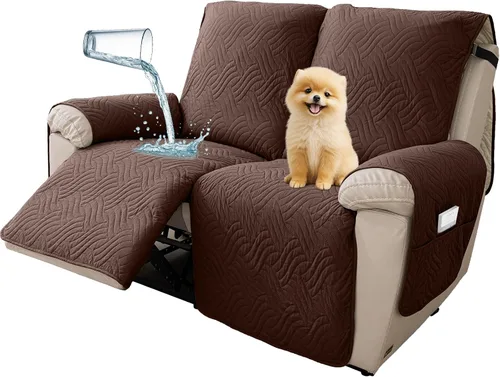 Vista 16 de Deep Dream Fundas impermeables para silla reclinable, funda antideslizante para sofá reclinable, protector de muebles para niños perezosos, funda