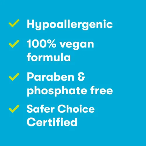 Vista 3 de ECOS Detergente Líquido para lavandería, 100 Cargas - Jabón para lavandería probado por dermatólogos - Hipoalergénico, Certificado EPA Safer Choice