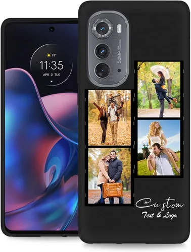 Vista 50 de Funda personalizada para Motorola Edge 2021 con nombre de texto y foto, diseño personalizado Edge2021 para teléfono móvil/smartphone/teléfono móvil