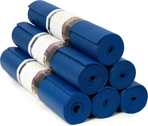 Vista 14 de Voyage - Tapete de yoga a granel, paquete de 6, 72 x 24 pulgadas, esterillas de yoga profesionales para estudio y gimnasio, 0.197 in de grosor