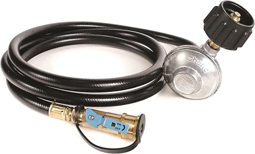 Vista 4 de Camco 57629 - Manguera reguladora de propano, 6 pies, con conector rápido hembra de Acme Nut