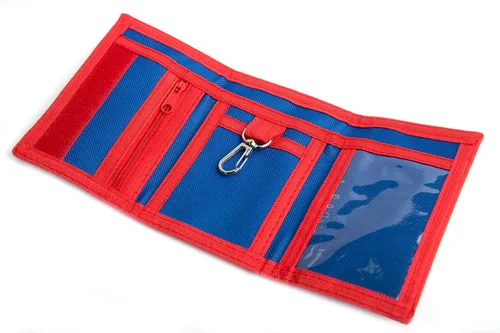 Vista 4 de AI-DEE RFID Trifold lona al aire libre de la historieta de la cartera para los niñosdelgado bolsillo frontal cartera con cremallera, Fire Engine