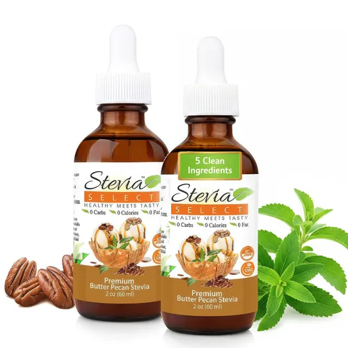 Vista 26 de Stevia Select Sabor a Cereza Negra Líquido de Stevia – Edulcorante Cero Calorías para Café, Té, Bebidas y Horneado, 100% Natural, Sin Eritritol