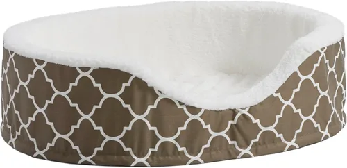 Vista 12 de MidWest Homes for Pets Orthoperdic - Cama para mascotas con protector de tela de teflón, XS marrón