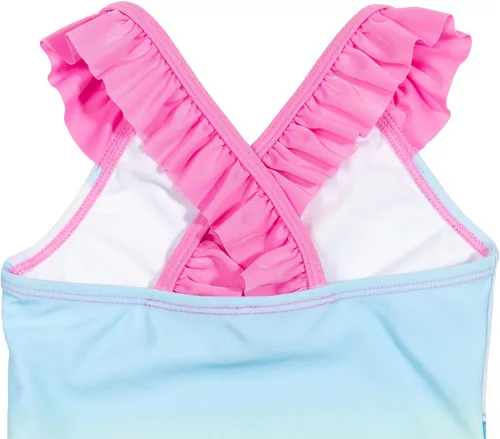 Vista 7 de Bluey Bingo - Traje de baño de una pieza para bebés a niños pequeños, Azul, rosa.