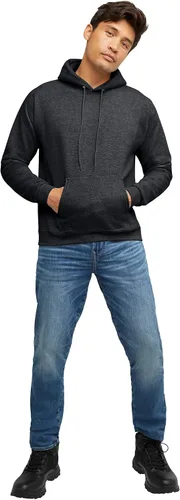 Vista 5 de Hanes Sudadera con capucha Ecosmart para hombre, sudadera de forro polar de peso medio, sudadera con capucha para hombre