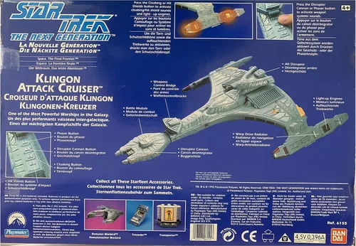 Vista 2 de Star Trek Crucero de ataque klingon de próxima