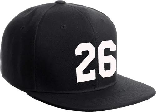 Vista 75 de Número de equipo modificado para requisitos particulares del jugador del color del sombrero del Snapback de la visera plana clásica de la visera