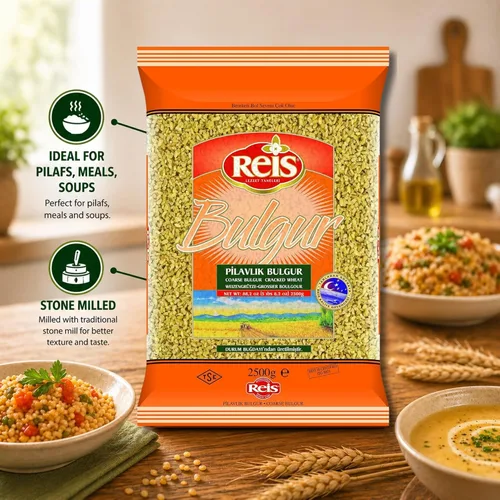 Vista 5 de Reis Bulgur (trigo agrietado Bulgur grueso) 5 lb